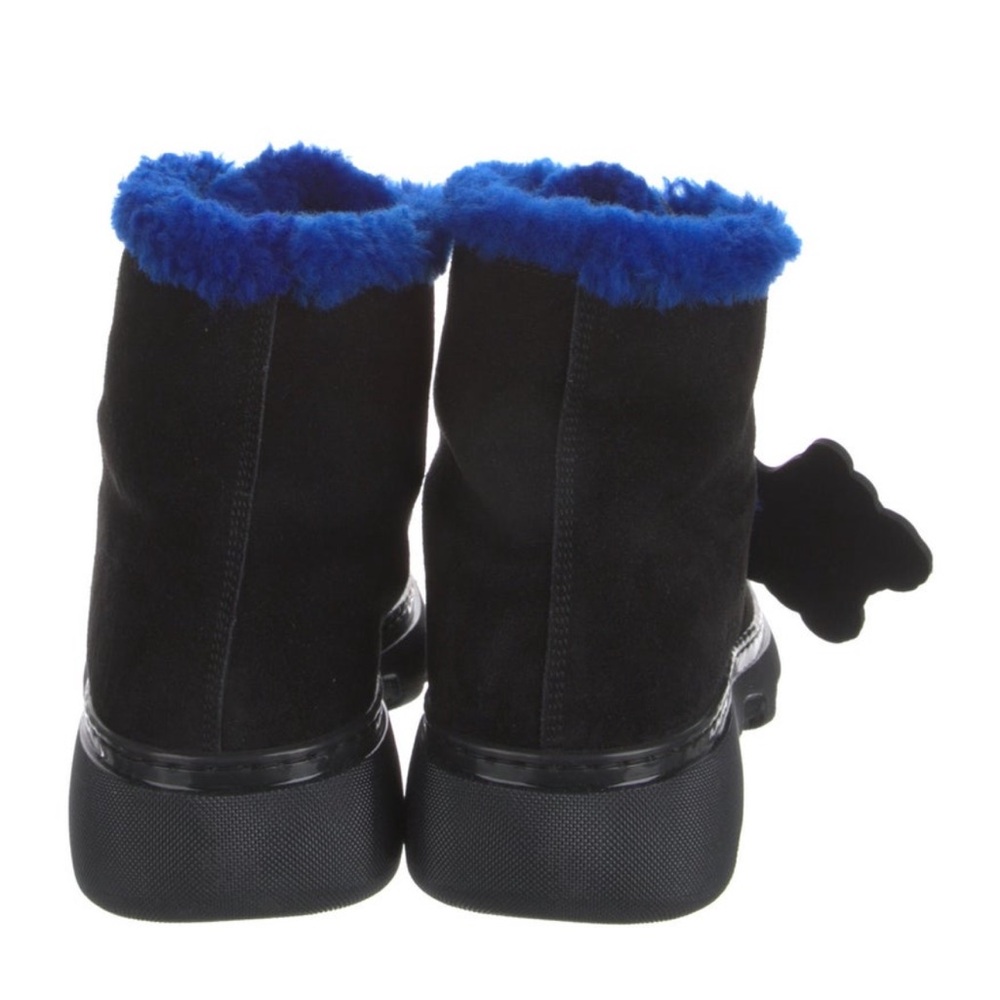 Burberry Suede Lug Boots - Picture 4 of 5